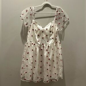 NWOT Sugar thrillz plus size I’m forever yours plus size babydoll dress Plus 3X